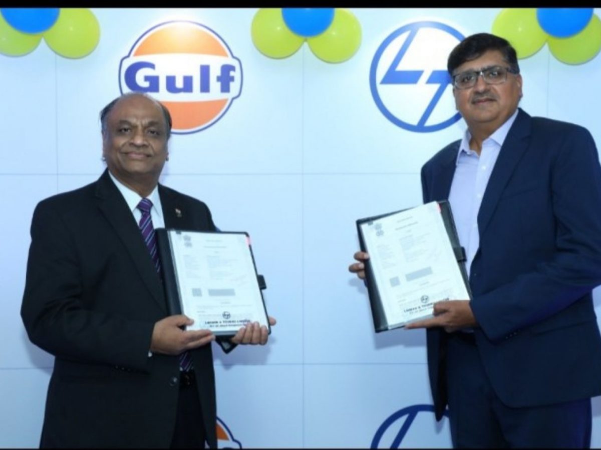 Gulf Oil and L&T jointly launch genuine oils for CE Construction Week India