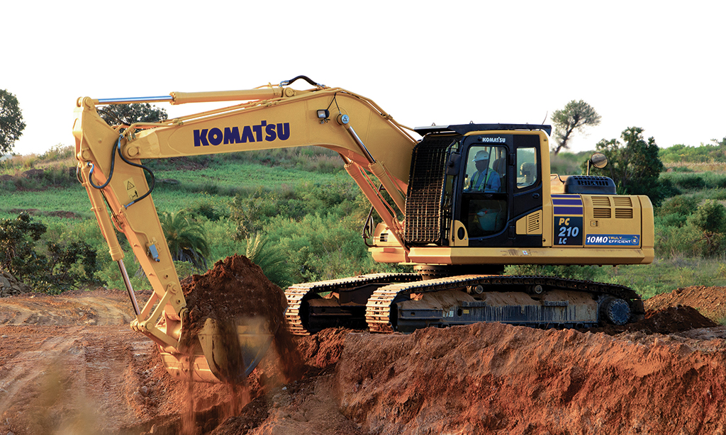 Excavators & Motor Graders Ground work Construction Week India