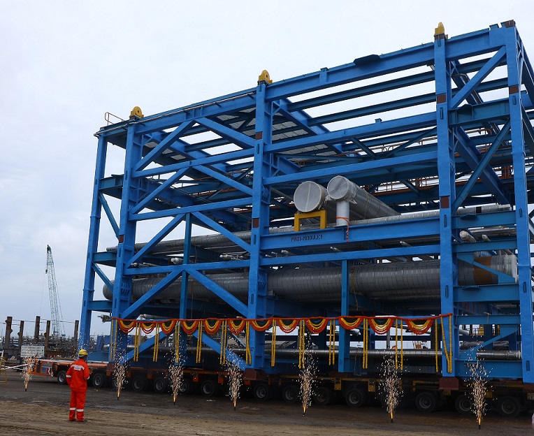 L&T flagsoff first set of piperack modules to HPCL’s Visakh refinery