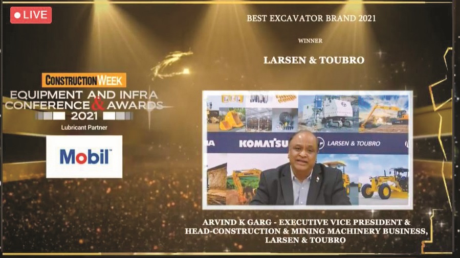 Equipment And Infra Conference & Awards 2021 Best Excavator Brand