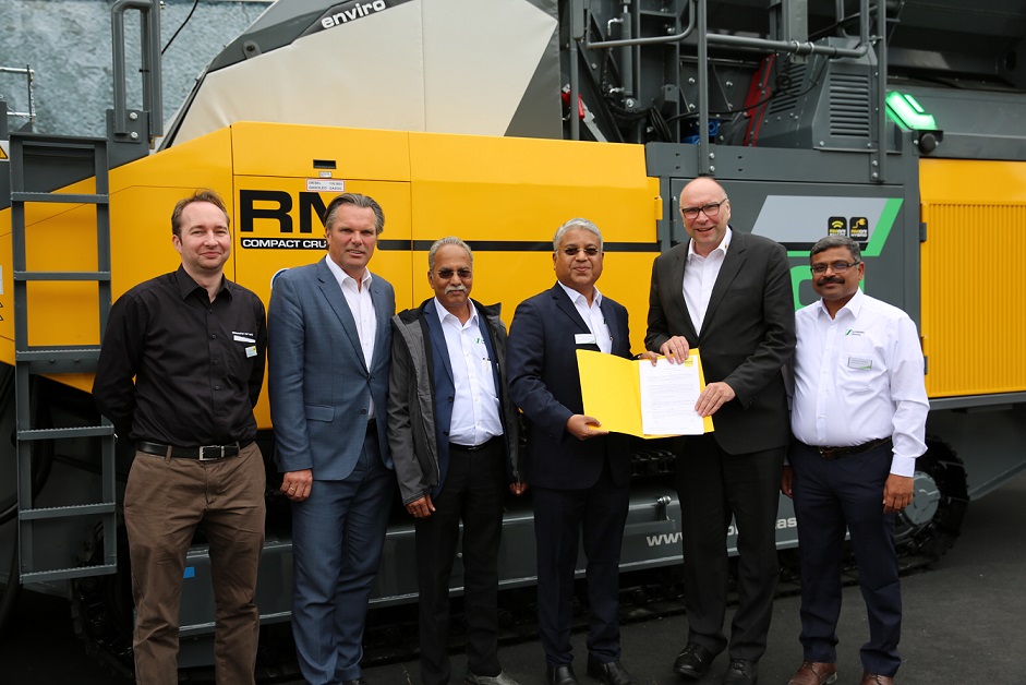 Schwing Stetter India joins forces with Rubble Master of Austria to enter the mobile compact crushing space