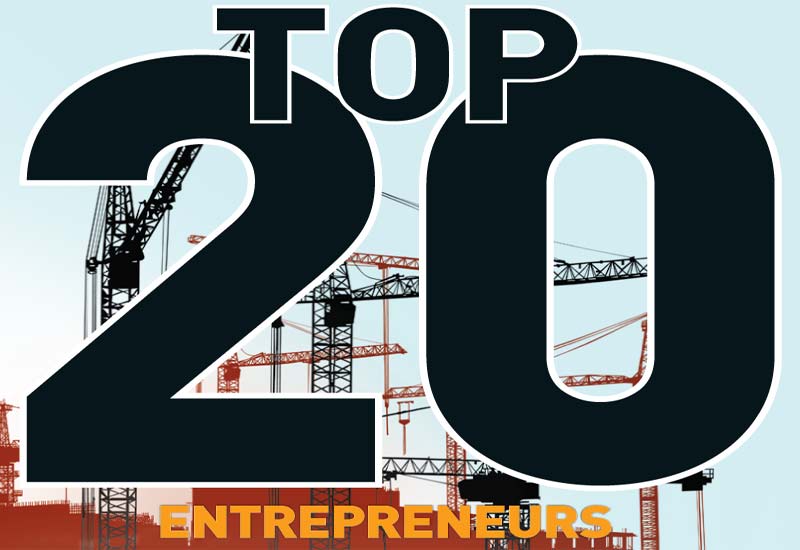 Top 20 entrepreneurs of construction industry