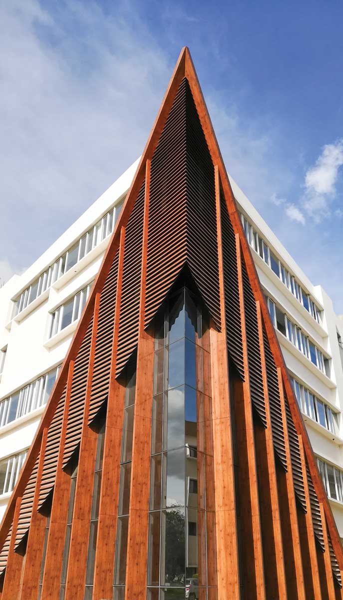 The way High Pressure Laminates are weaving its way into construction