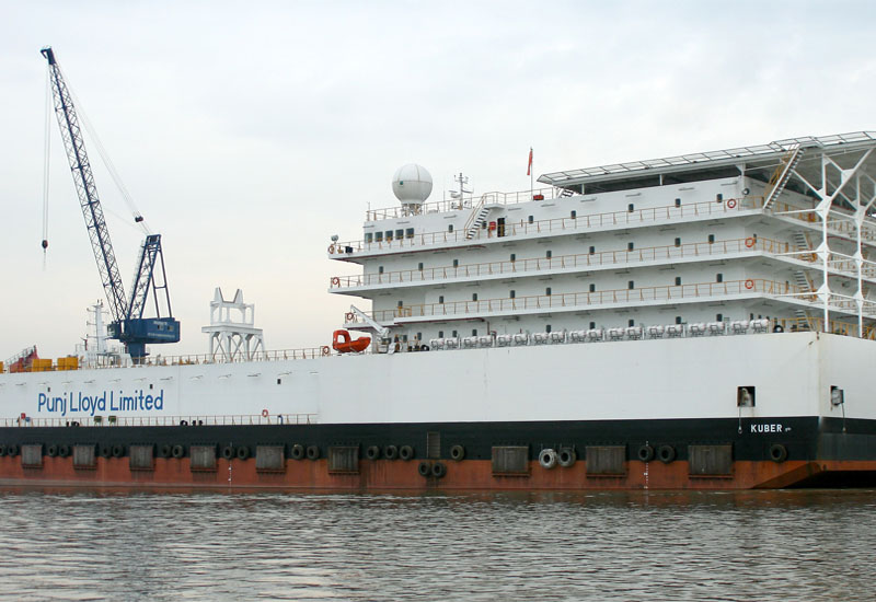 Punj Lloyd launches pipelay barge for offshore