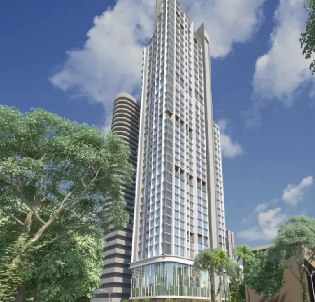 Manhattanstyled apartments with hanging infinity pool in Mumbai