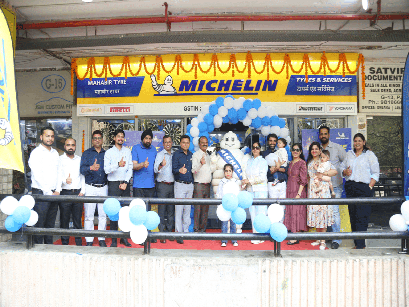 Michelin India opens third store with Mahabir Tyres