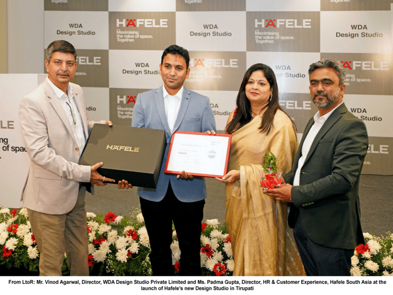 Hafele expands South India presence with new design studio in Tirupati